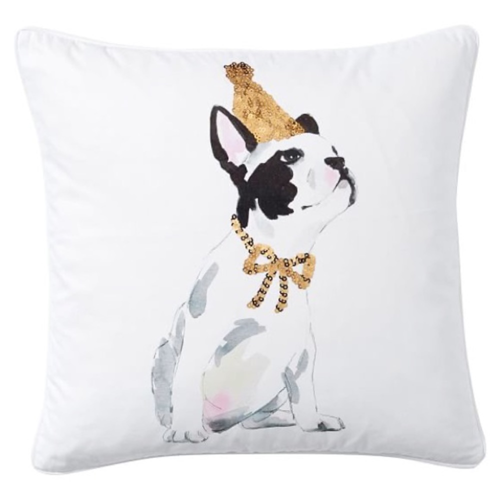 French Bulldog Pillow Pottery Barn
